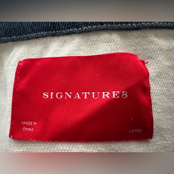 Signature8 Paisley Patchwork Denim Jacket (682) - Picture 14 of 15